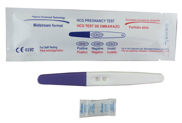 HCG PREGNANCY TEST MIDSTREAM FORMAT